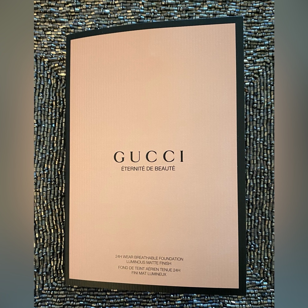 4️⃣ FOR 💲1️⃣5️⃣ GUCCI 24 Hour Full Coverage Luminous Matte Finish Foundation